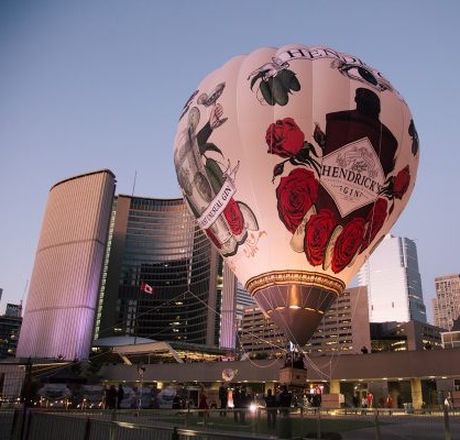 Hendrick's Gin Balloon, downtown Toronto